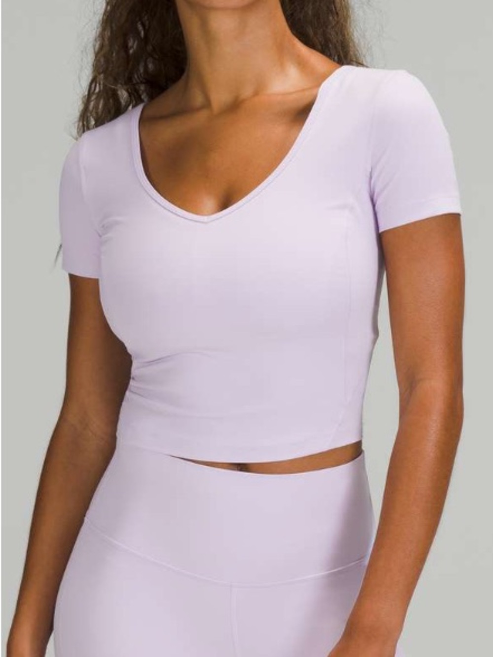 Lululemon Align T-shirt Lavender Dew - Size 10